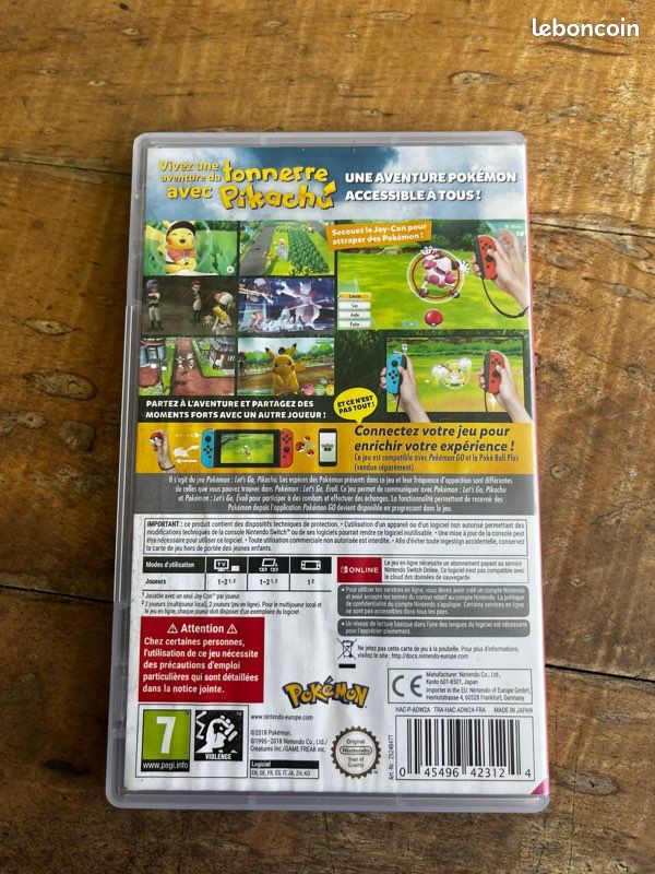 Jeux Nintendo switch Pokémon let’s go pikachu (image 2)