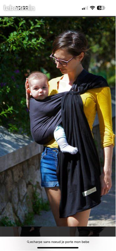 Écharpe de portage sans noeud Équipement bébé