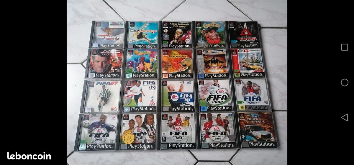 Gros Lot De 30 Jeux PS1 – Sony PlayStation 1 – PAL FR – Avec Manuels