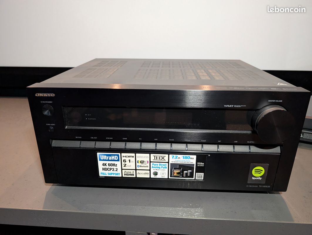 Ampli home cinema ONKYO TX-NR838 (image 1)