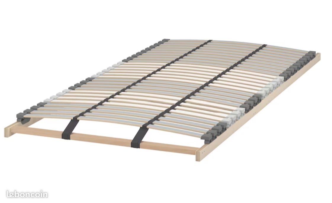 Ensemble complet lit IKEA MALM 160x200 cm avec matelas EPEDA EGERIE - Comme neuf (image 4)