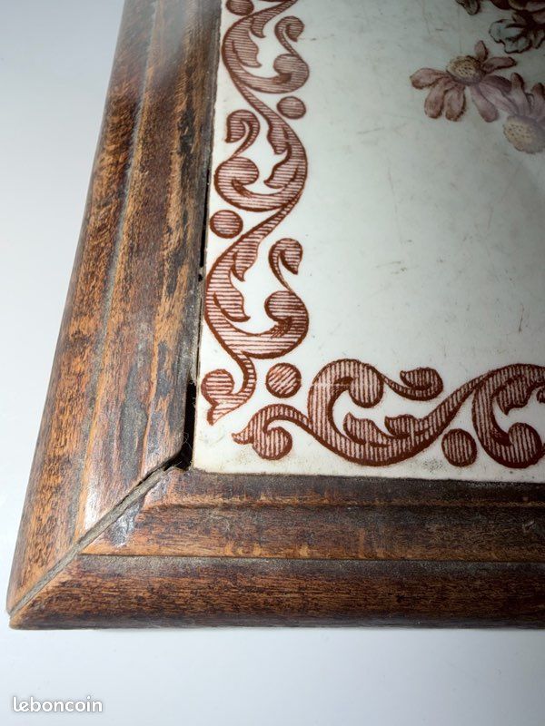 Ancien dessous de plat en faïence (image 3)