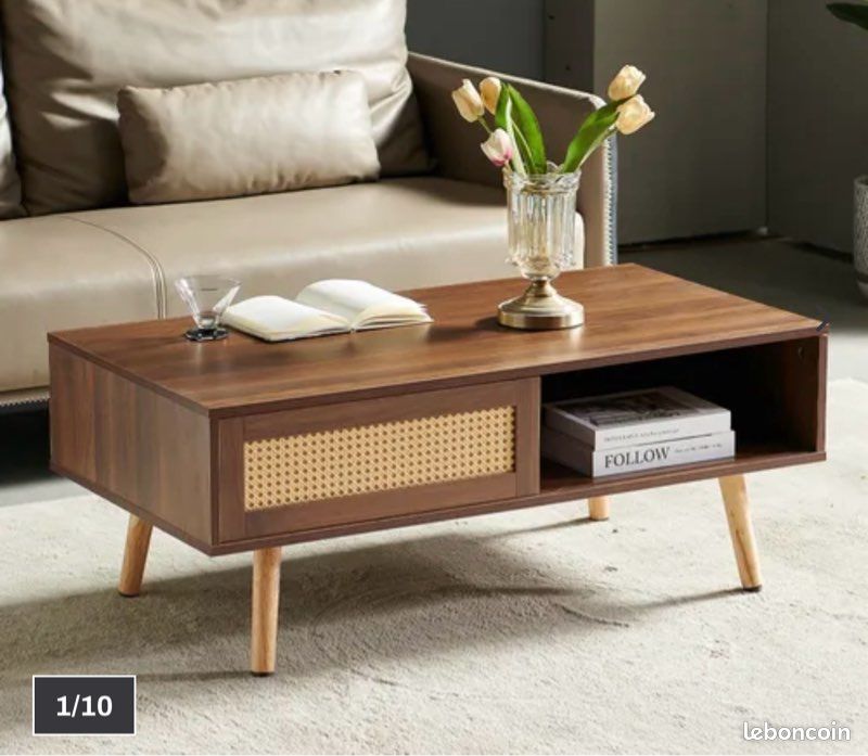 Table basse marron (image 1)