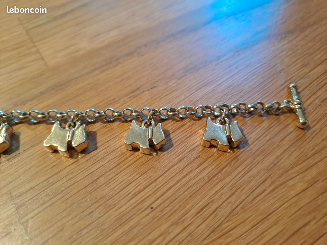 Lot Vintage Agatha : 3 Bracelets Chaîne + 1 Collier Chaîne Avec Perles - Occasion, Style Antique