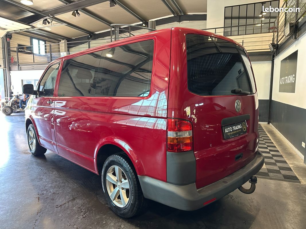 VOLKSWAGEN TRANSPORTER CHASSIS DBLE CAB DC 2.5 TDI 130 LONG 9 places - attelage - rien a prevoir (image 5)