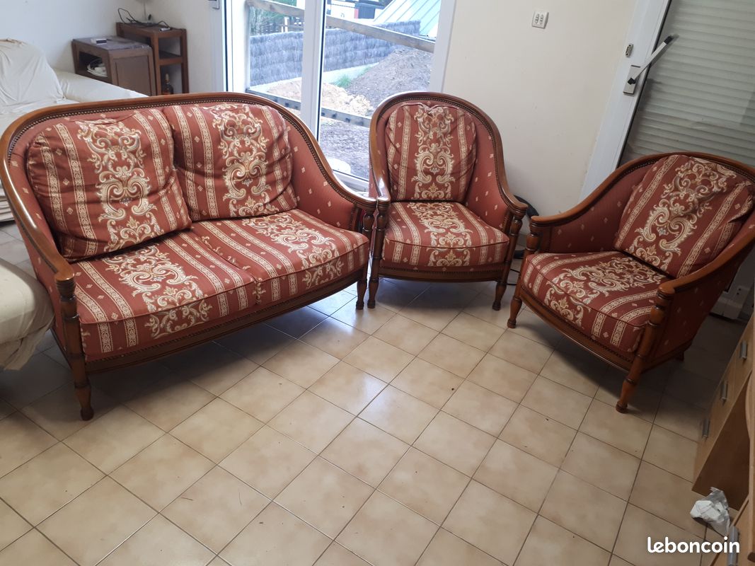 Canapé + 2 fauteuils (image 1)