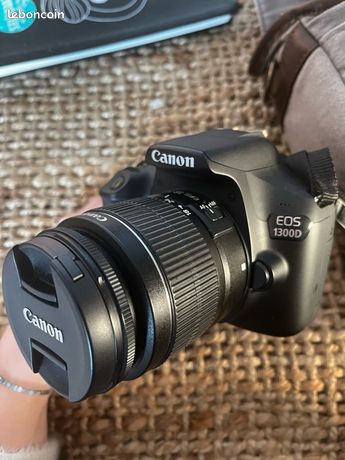 Canon EOS 1300D + Objectif 18-55mm – Noir – Très Bon état – Complet