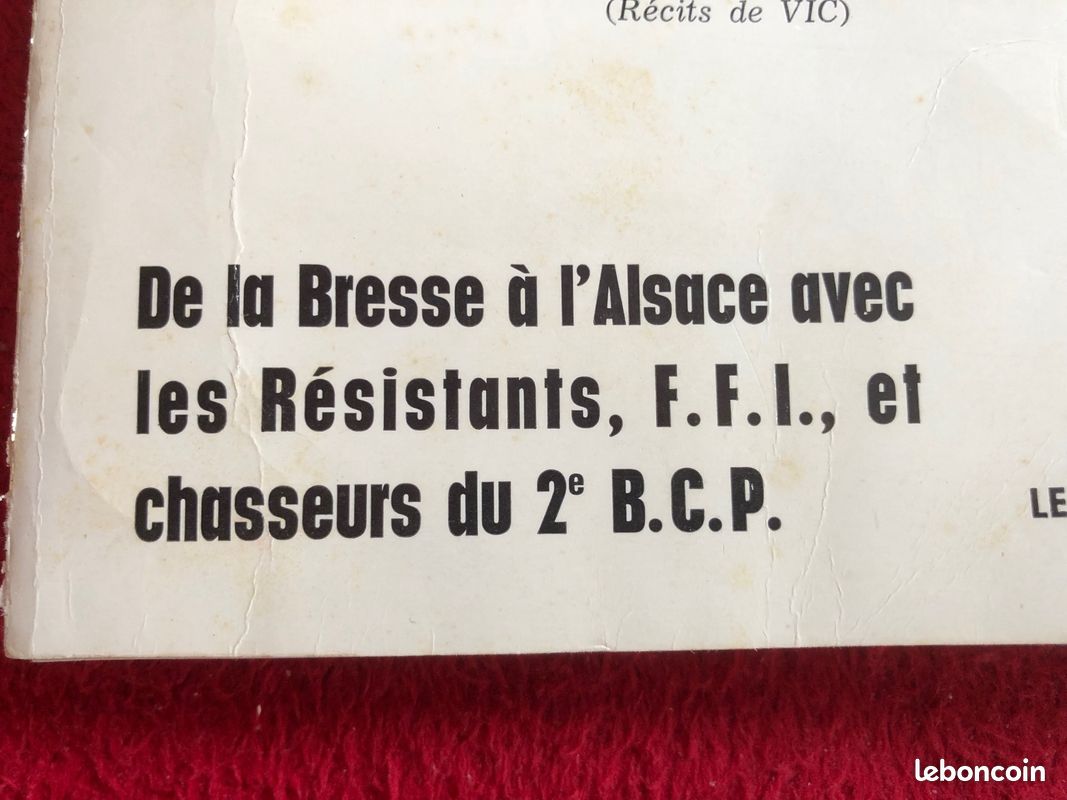 Carte Postale FFI Maquis Résistance - Alsace - Tampon Section Hoeneim - Collection