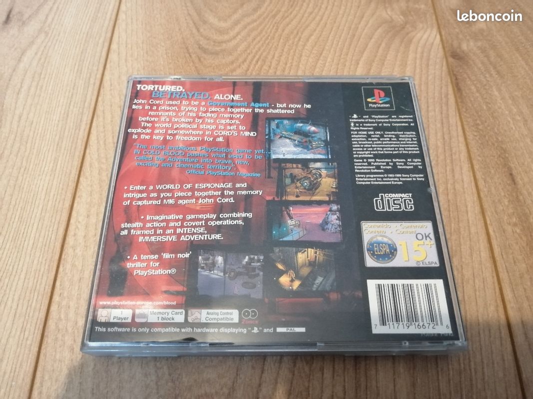 In cold blood ps1 - Jeux vidéo