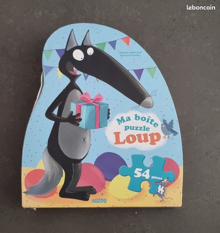 Puzzle complet Loup Anniversaire 54 pièces 3ans et+ (image 1)