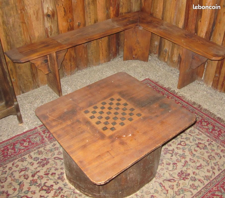 Table d'échecs et jeu "boulons-écrous" (P) (image 1)