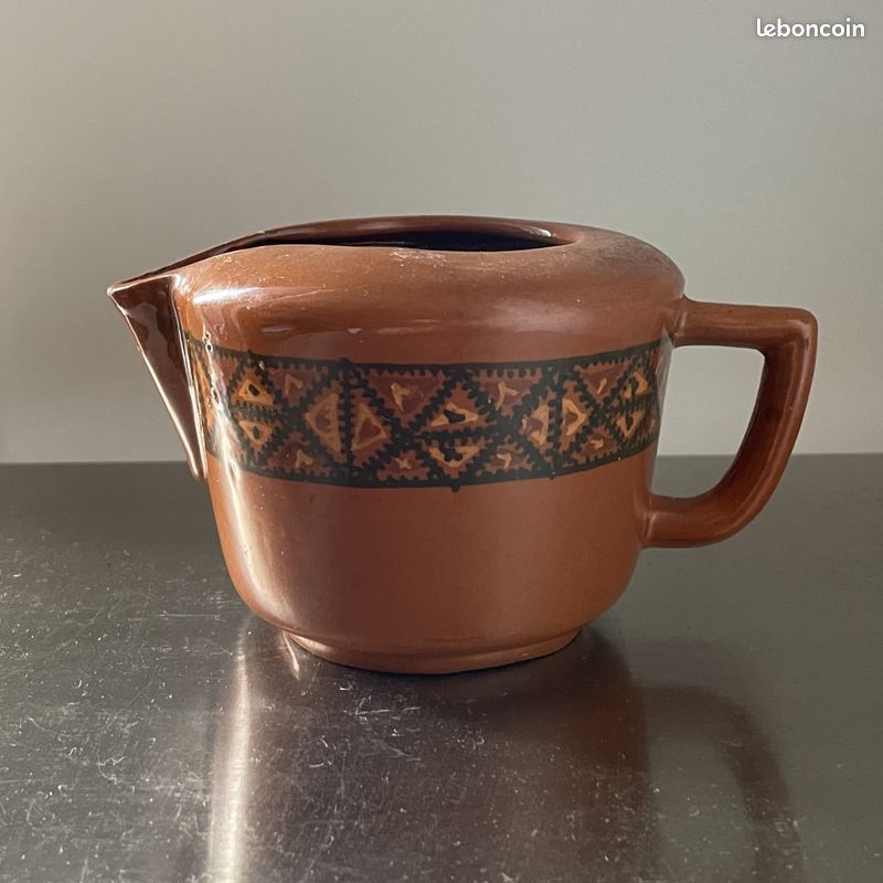 Saucière en terre cuite, artisanat marocain (image 2)