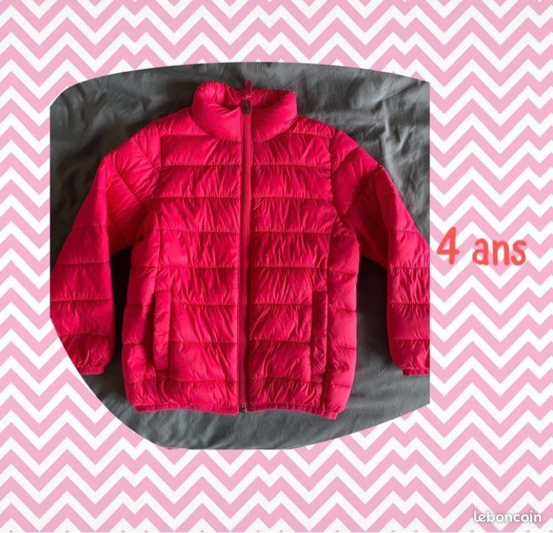 Blouson fille taille 4 ans marque Super U (image 1)