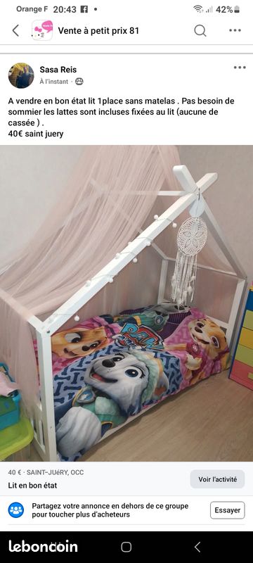 Lit enfant (image 1)