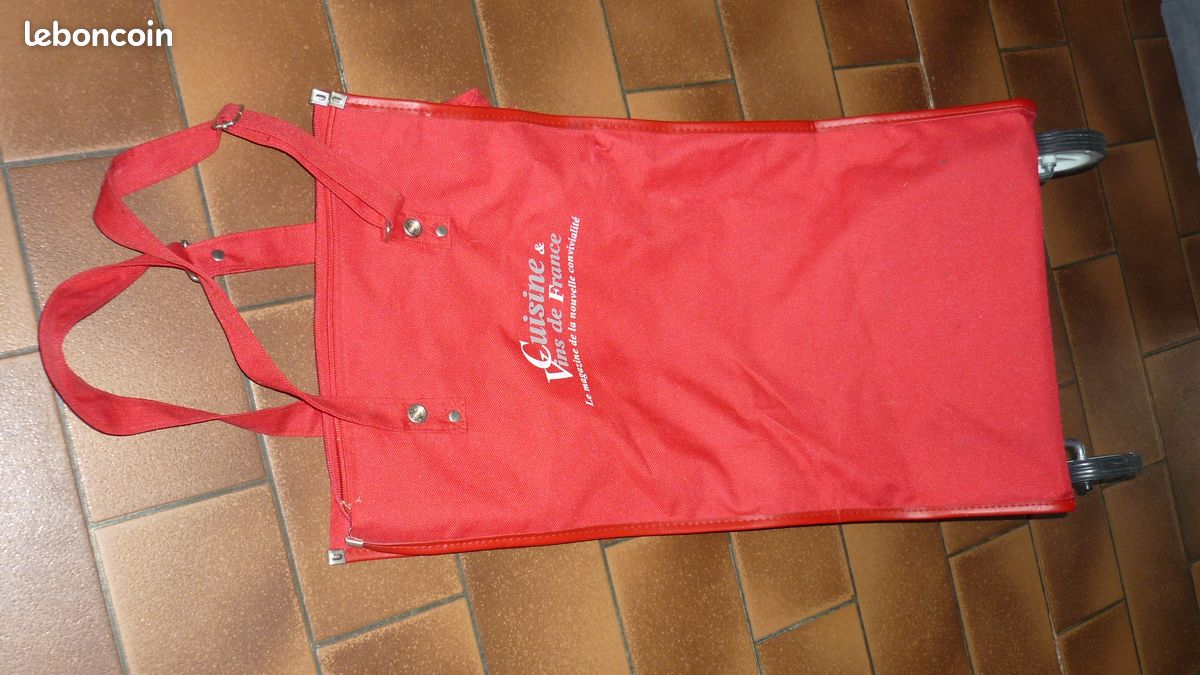 Sac de courses à roulettes pliable-/N (image 3)