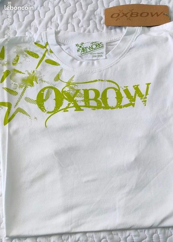 Au choix parmi 2 modèles Tshirt Homme Tee Shirt Oxbow Coton manches courtes TXXXL NEUF Etiquette (image 1)