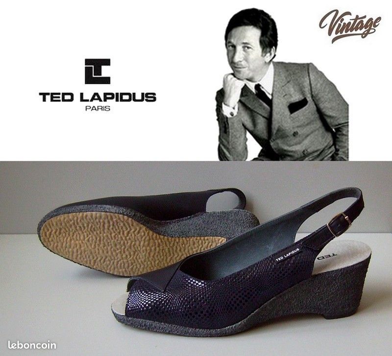 Vintage Ted Lapidus 🗼 Sandales Taille 38 (image 1)
