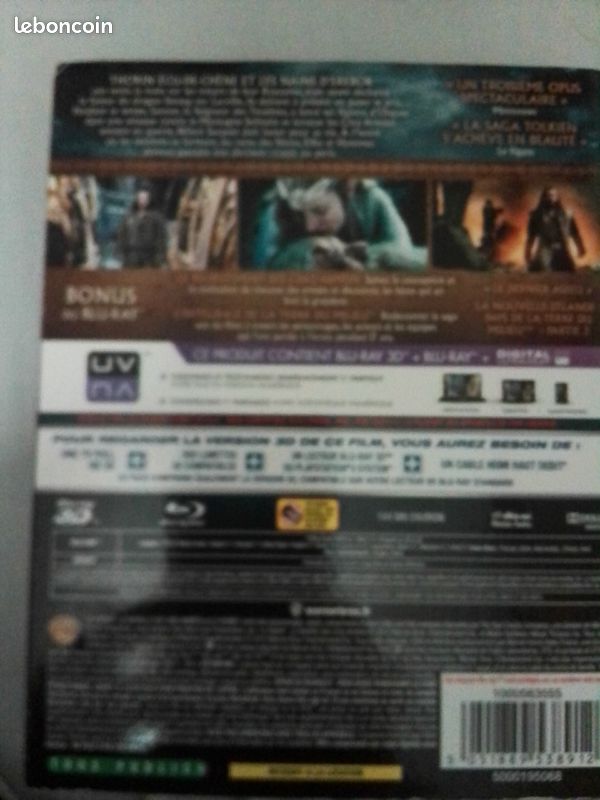 Coffret DVD blu-ray 3D le HOBBIT (image 2)