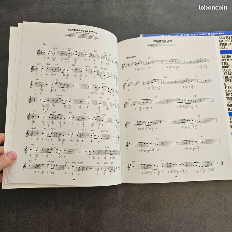 Blues et Jazz for harmonica - Partitions (image 3)
