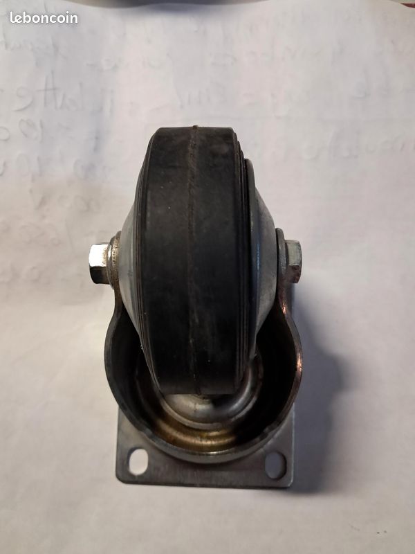 1 Roulette pivotante neuve diamètre 80mm (image 5)