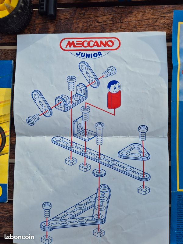 Lot de Mécano Junior Vintage de 1996 (image 3)