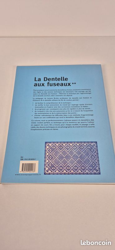 La Dentelle aux fuseaux Lysiane Brulet technique dentelle torchon modèles patrons loisirs créatifs (image 2)