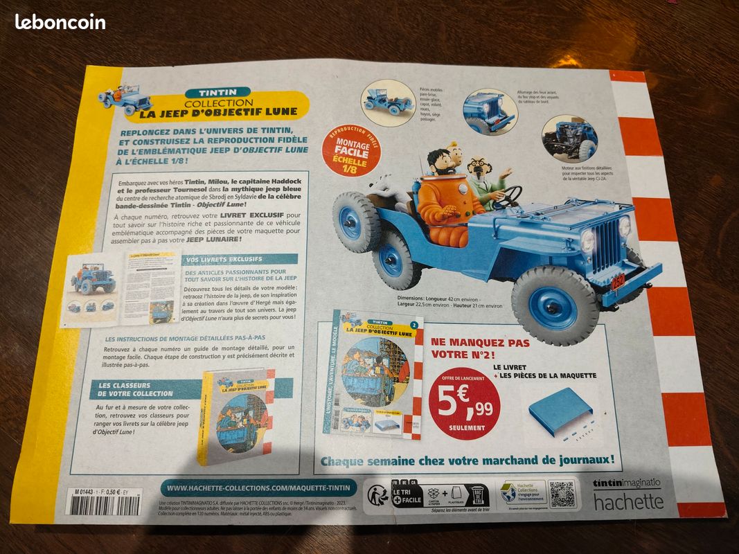 N°1 Jeep Tintin Objectif lune (image 2)