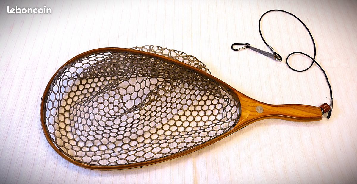 Épuisette De Pêche DAM – Modèle Intenze Wooden – Neuve En Boîte