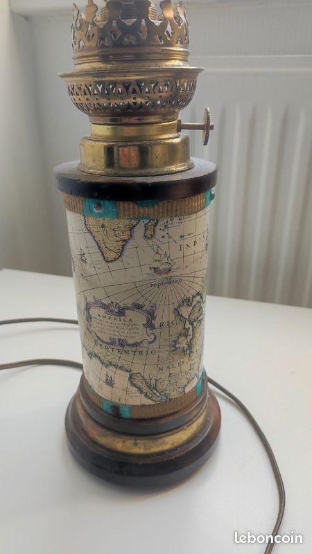 Lampe vintage carte (image 2)