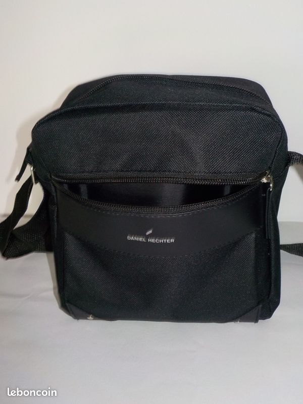 Sac Cabas DANIEL HECHTER Alouette - Nylon Marron/gris - Neuf Avec étiquettes