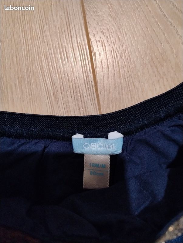 Jupe en tulle motif étoiles dorées taille 18 mois Okaïdi
État impeccable (image 4)