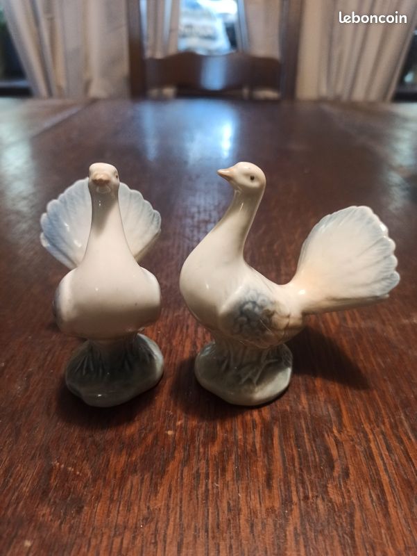 Colombes en porcelaine (image 1)