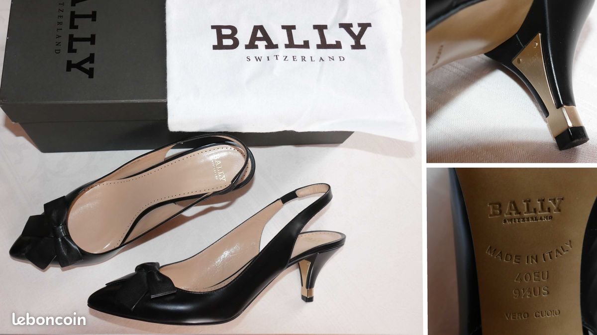 Escarpins Femme BCBGeneration En Cuir Noir - Talons Aiguilles Très Hauts (4+ Pouces) - Pointure 5.5B - Neufs Avec étiquettes