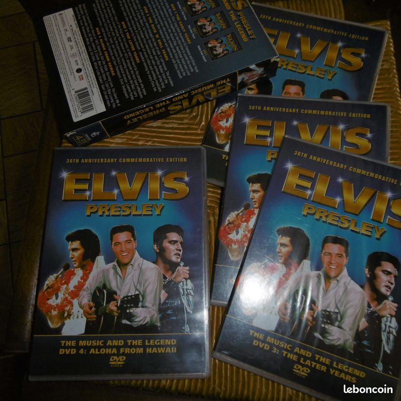 Coffret 4 dvd Elvis Presley the Music and the Legend (image 2)