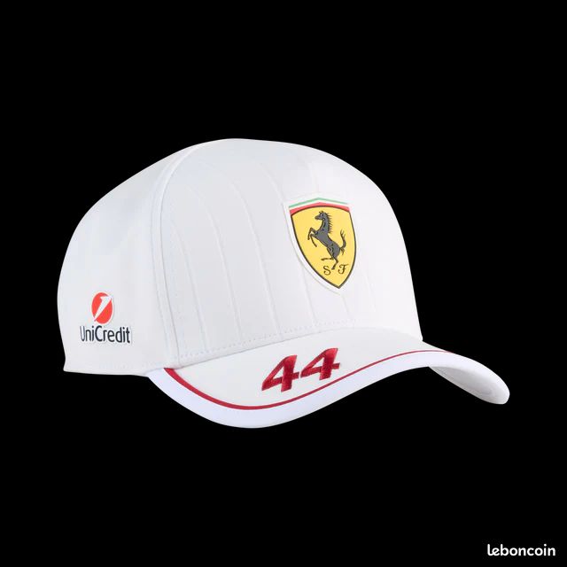 Casquette Ferrari Cavallino Rampante - Blanche, Superbe Et Rare, Neuve