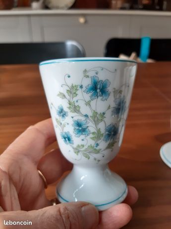 LOT DE 4 - POTS BOCAUX en verre Marque HENKEL fleurs ORANGE JAUNE
