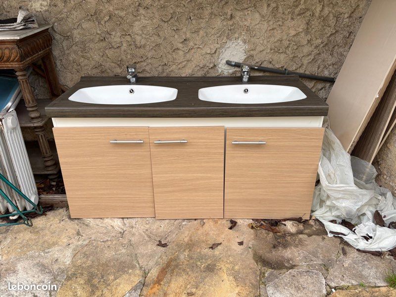 Meuble SDB double vasque (image 1)