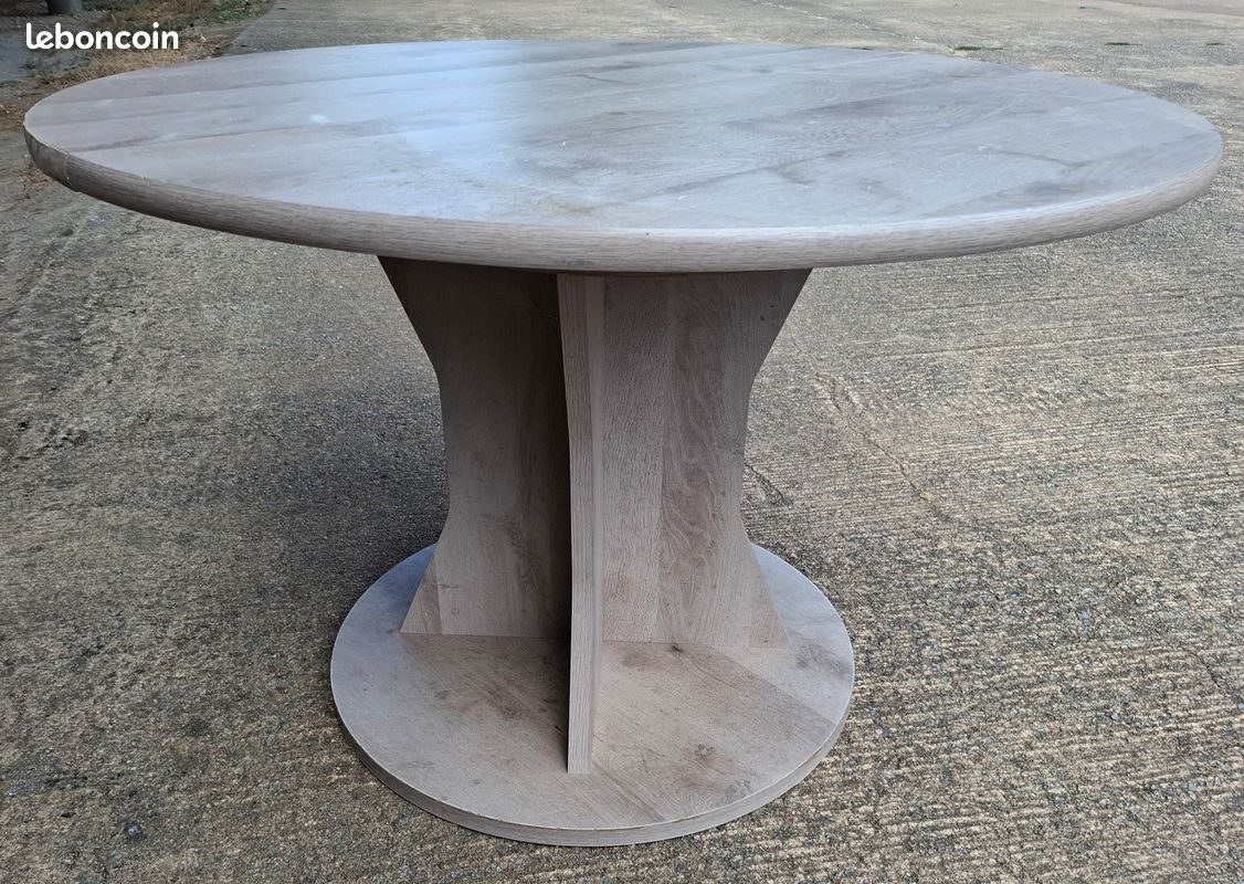 Table a manger ronde extensible (image 3)