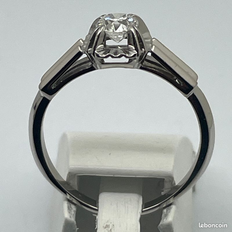 Bague étoile Diamant Cz Dolly-Bijoux - Taille 58, Plaqué Or 18K, Fabrication Française