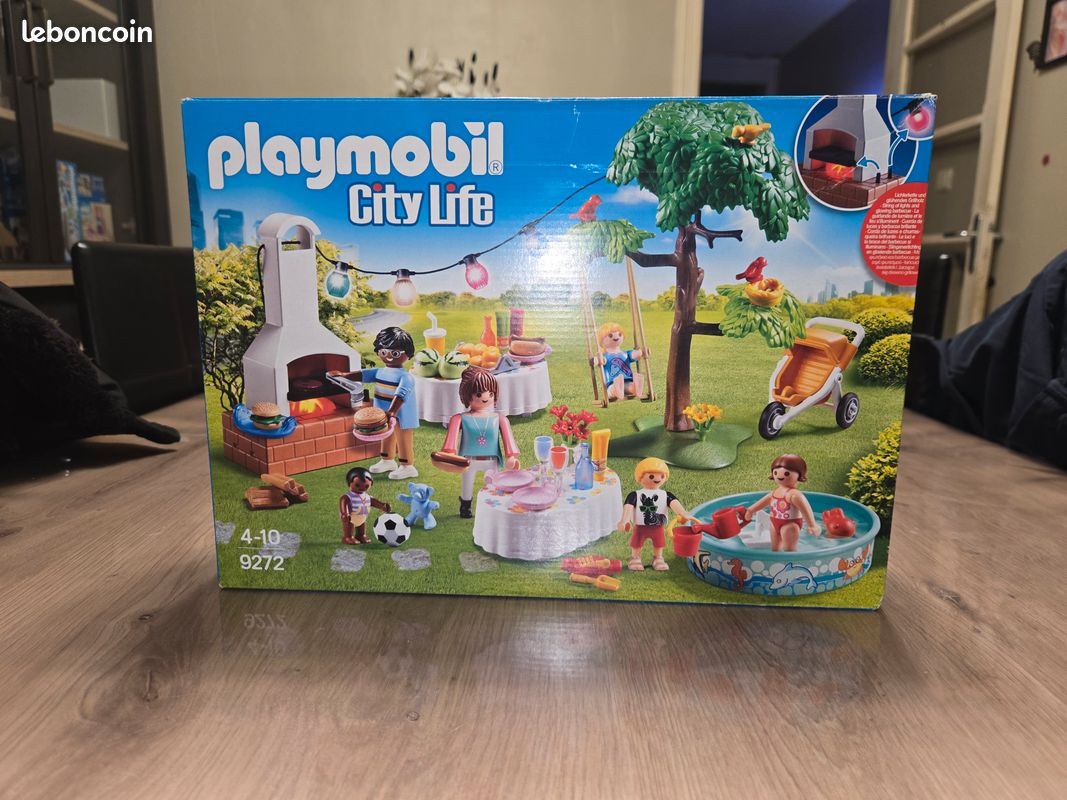 Playmobil 9272 Playmobil Bbq Set Famille Et Barbecue Estival