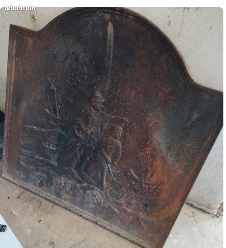 Plaque fonte cheminé (image 1)