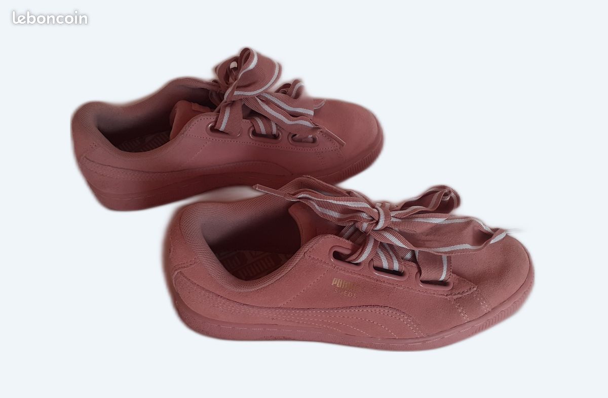 Sneakers Puma Lacets Satin Sneakers En Satin Speedcat Ballet Femme