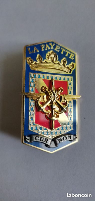 Insigne 17° Promotion École De Guerre Maréchal Lyautey – Armée De Terre, Fabrication Française, Matriculé II09