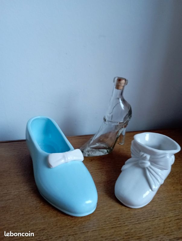 3 ravissants bibelots chaussures vintage (image 5)