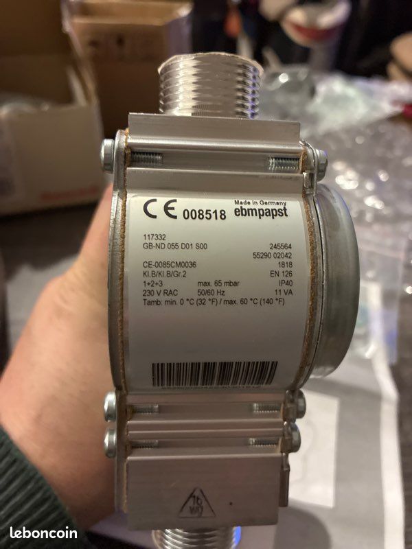 Vanne Gaz Pour Chaudière De Dietrich – Ebmpapst 117332 / S58685 – Neuve Sous Blister
