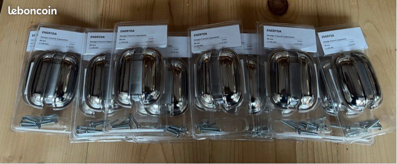 Poignee ikea eneryda coquille ARGENT (image 2)
