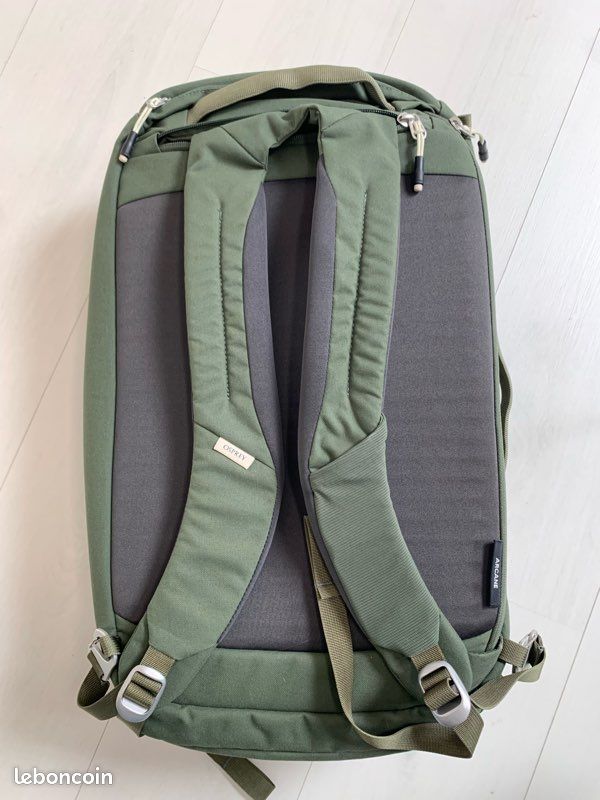 OSPREY ARCANE ROLL TOP AL RED/BRINDL BROWN - Sac à dos lifestyle