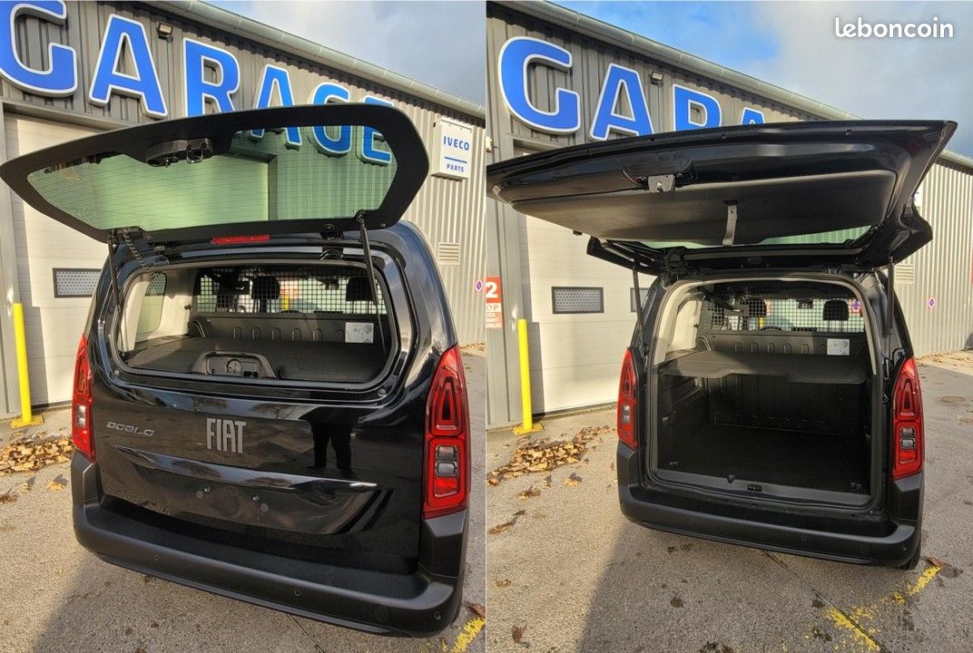 FIAT DOBLO COMBI 05 PLACES 1.5 Blue HDI 100 CH NEUF avec 2 PORTES LATÉRALES - CARTE GRISE N1 - CAMIONNETTE / T.V.A RÉCUPÉRABLE / ÉXONÉRÉ DE T.V.S ET SANS MALUS ÉCOLOGIQUE ( Prix de Vente 22 490 HT ) (image 5)