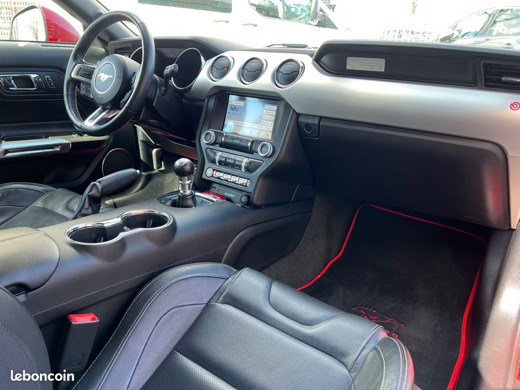 FORD MUSTANG COUPE 5.0 420 GT SIEGES RECARO / INT CUIR / ECHAPPEMENT SCORPIOn (image 26)