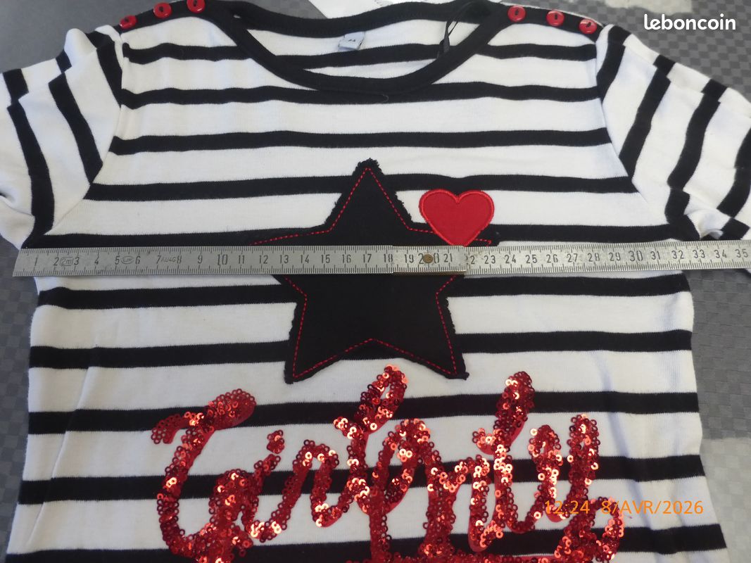 T-shirt Manches Longues Boden Pour Fille - Rayé Multicolore - Coton - Taille 9-10 Ans